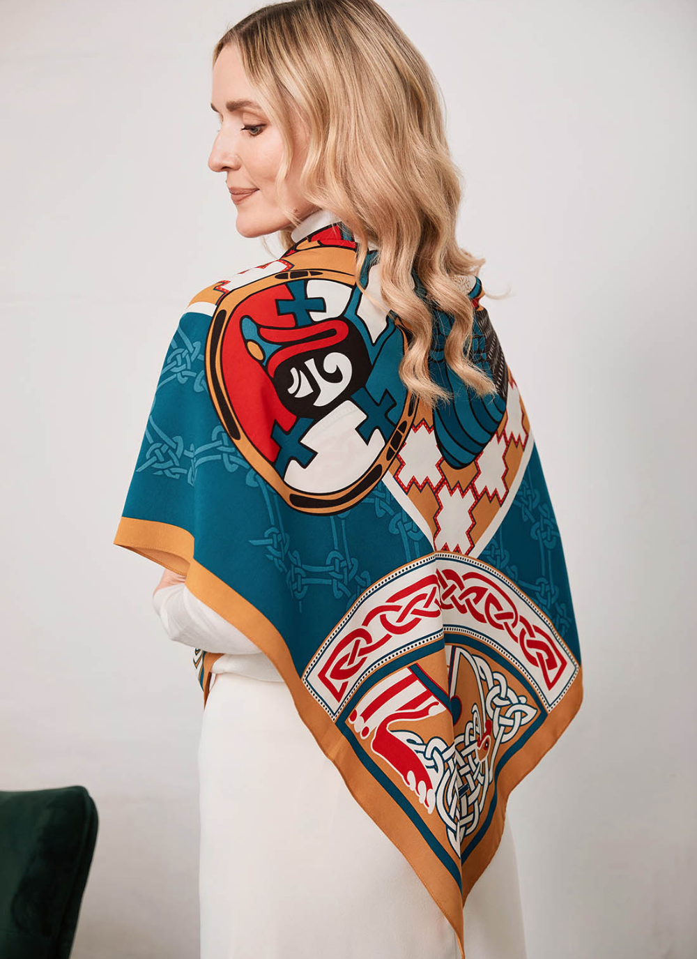 Book of Kells Square Scarf